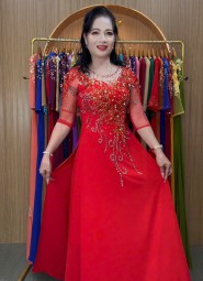 DH1013 - ÁO DÀI DẠ HỘI
