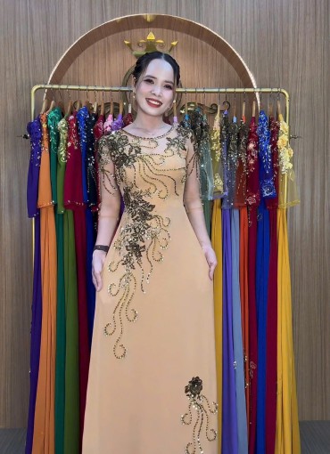  ÁO DÀI DẠ HỘI SẬM - DH1062